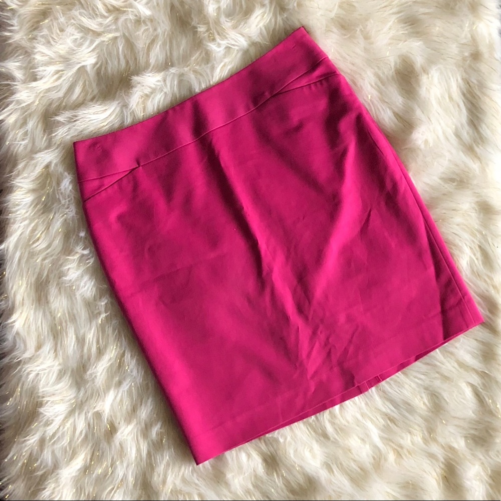 [Halogen] Pink Pencil Skirt (Fuschia)